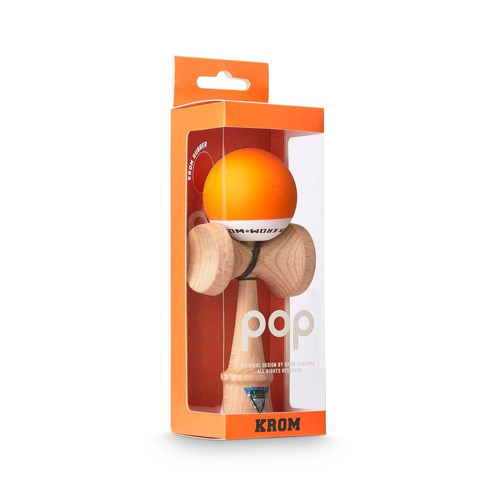 Viool Muf Verzamelen De KROM Kendama POP oranje populaire Kendama van hoge kwaliteit.